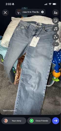 Boutique style jeans