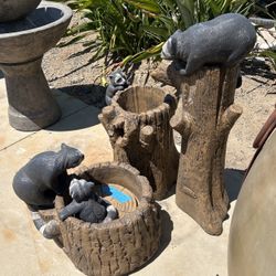 Raccoon Water Fountain 