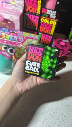 Needoh fuzz ball flower power trades welcome