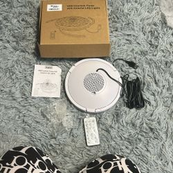 USB Fountain Pump With Colorful LED Lights 