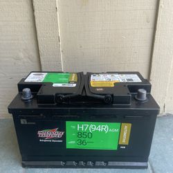 Car Battery Size H7 Agm $95 With Your Old Battery 
