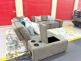 Gray Modular Sectional Couch