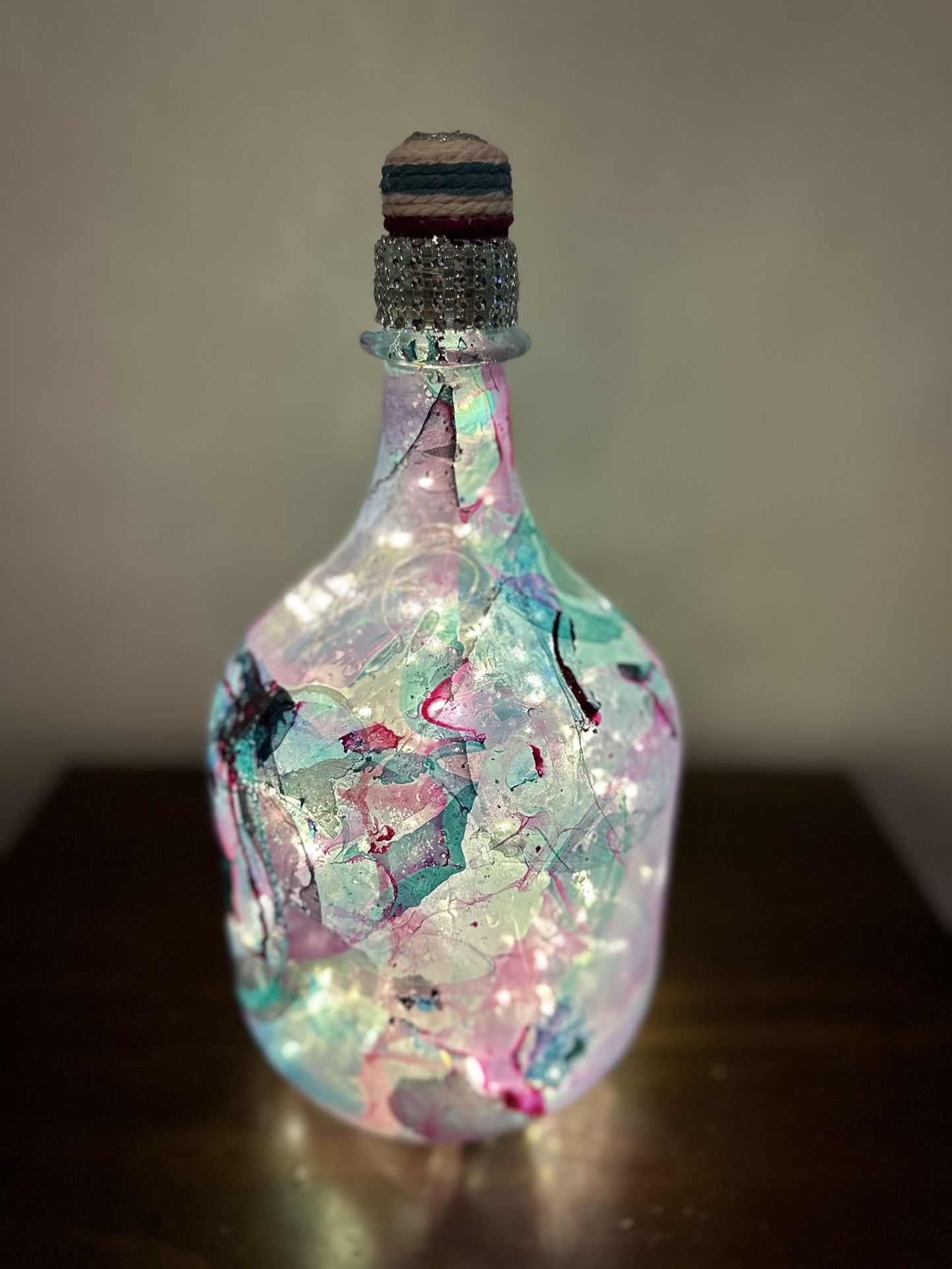 Water Marbling lamp