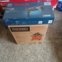 Bosch Hammer Drill With Floor Tile Cutter