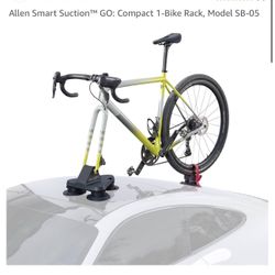 Allen Smart Suction™ GO: Compact 1-Bike Rack, Model SB-05