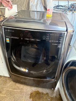 Lg mega capacity front load washer