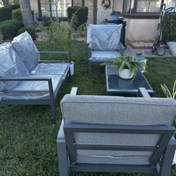 4 pcs brand new patio aluminum set in box