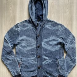 Buffalo David Bitton Southwest Button Up Cardigan Sweater Sz M 