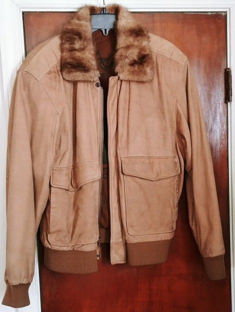 Leather Flight Jacket