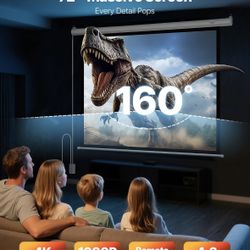 72 Inch Motorized Projector Screen