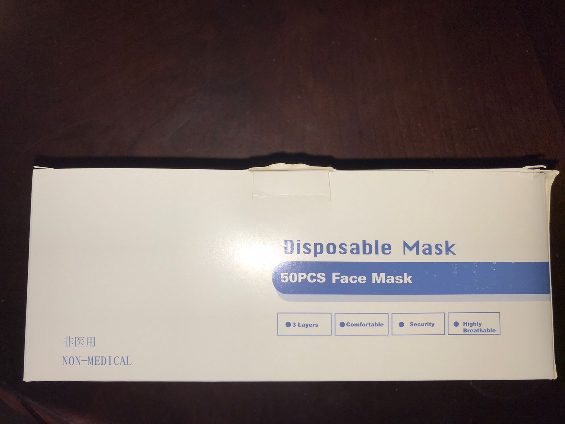 Box Of 50 Face Mask 
