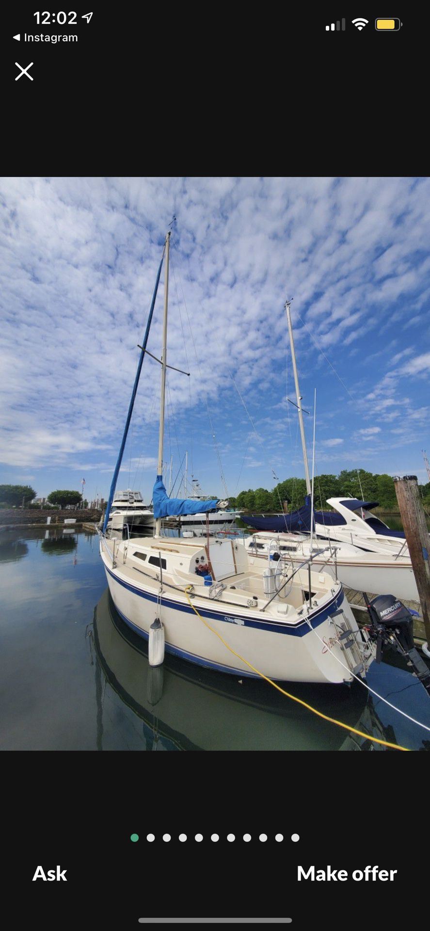 oday 28 sailboat for sale