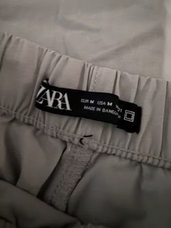 Zara Light Gray Pants Size M