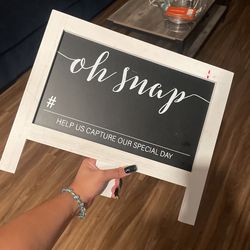 Wedding Hashtag Sign