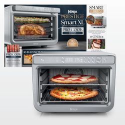 Ninja Prestige Smart XL Pro Cook System, 10-in-1, Stainless Steel, DT551 10-in - New Sealed