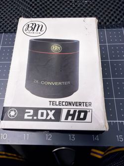 📸 BM Premium 2X HD Teleconverter Lens Extender