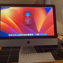 iMac 21.5  8gb Ram Ventura 13 1tb  hard drive