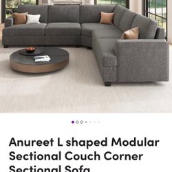 L Shaped Modular Sofa