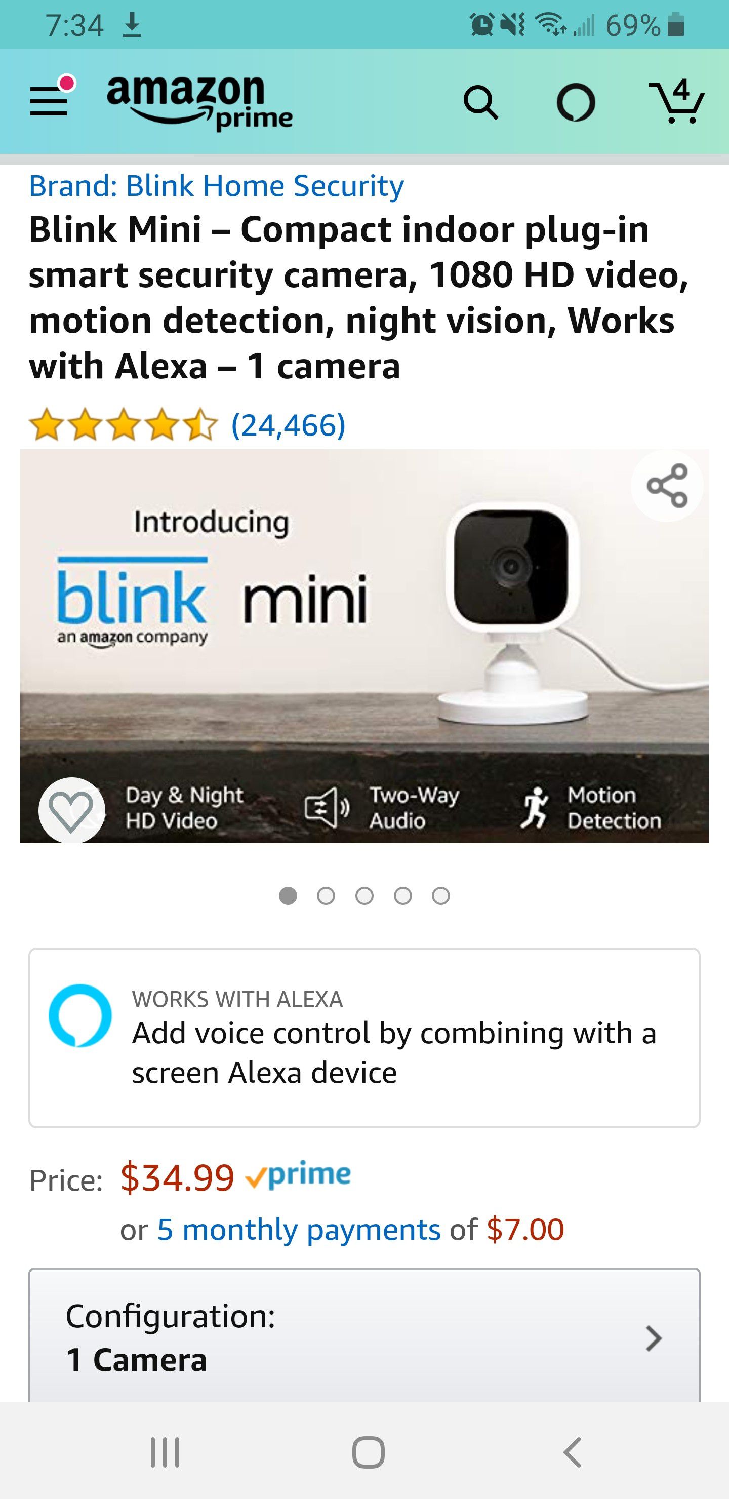Blink Mini – Security Camera