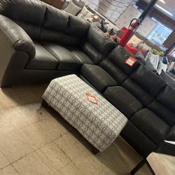 Brand new brown leather like sectional for 1299 hurry limited quantities, grab and go Brand New
