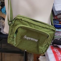 Olive Green Supreme Satchel