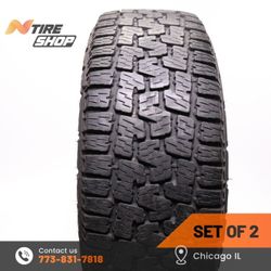 Pair of 2 Used 10.5/32    275/65R20  116H  Pirelli  Scorpion All Terrain Plus Elect RIV