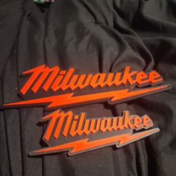 Milwaukee 3D batch logo emblem