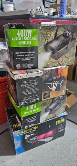 Lot of 4 Fog Machines in Boxes