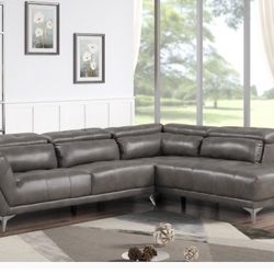 Two piece sectional sofa set