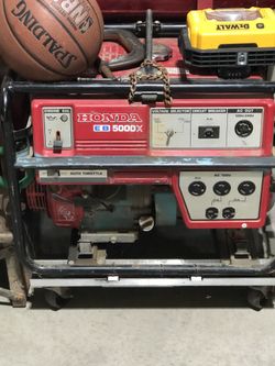 HONDA 5000x Portable Generator