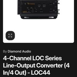 4-Channel LOC Series Line-Output Converter (4 In/4 Out) - LOC44
