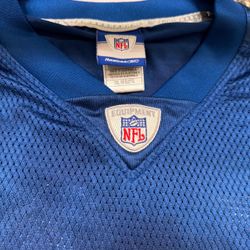 Reebok NFL Equipment Blue Jersey Size 2XL