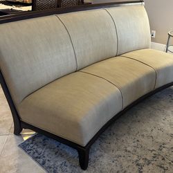 The Schnadig International Armless Loveseat
