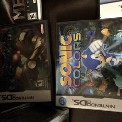Nintendo Ds Metroid Prime Hunters And Sonic Colors 