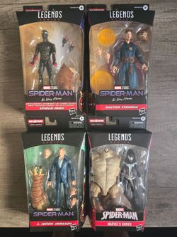 Marvel Legends Doctor Strange,  J. Jonah Jameson, Spiderman