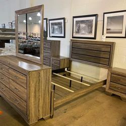 Kauffman 5 Pcs Bedroom Sets Dressers Nightstands Mirrors and Chests 