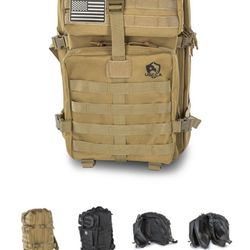 Tactical backpack Khaki