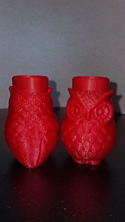3D printed Owl Lighter Case . Set of 2
