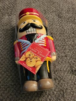 Ceramic Nutcracker Cookie Jar