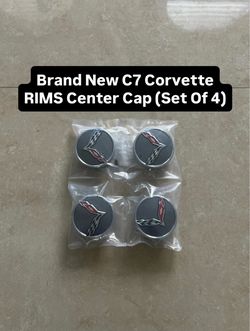 Brand New C7 Corvette Rims Center Cap (Set Of 4) PickUp Today!