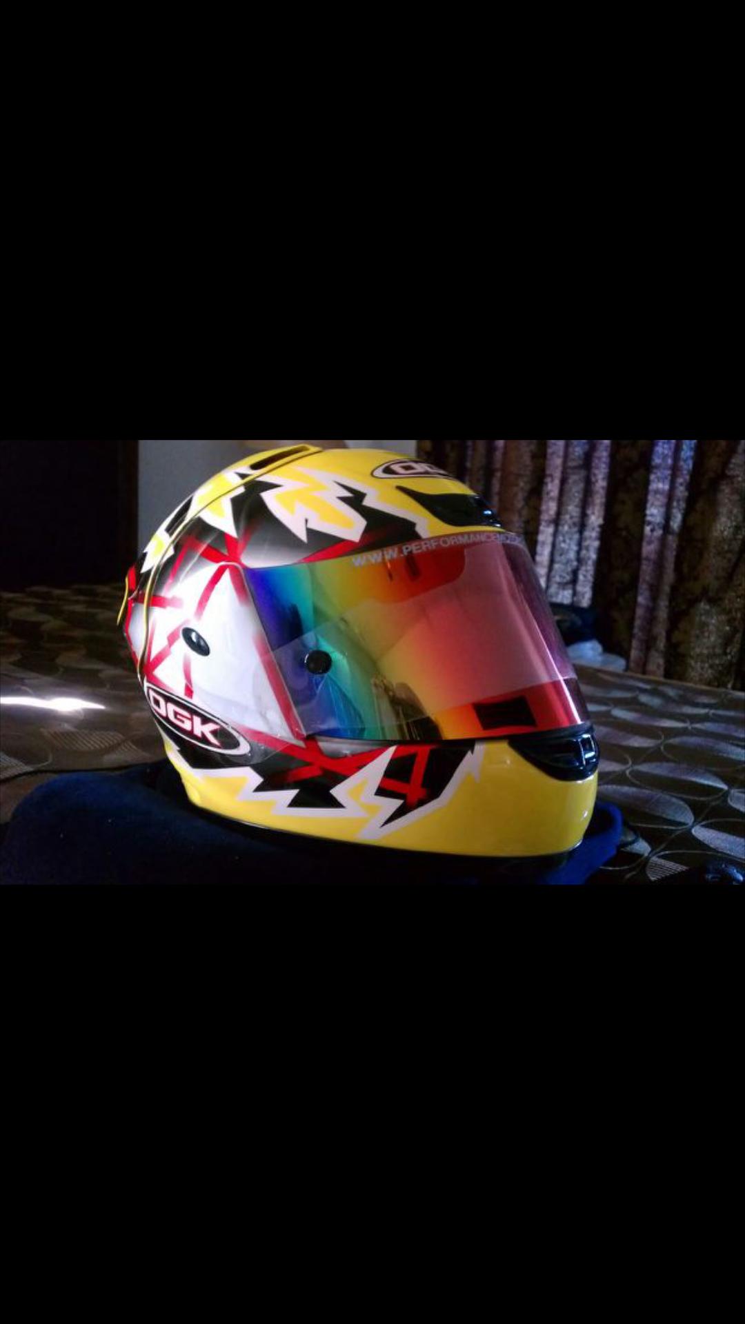 Steve hislop ogk motorcycle helmet