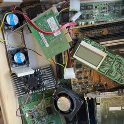 Old Computer Parts Great For Art! 