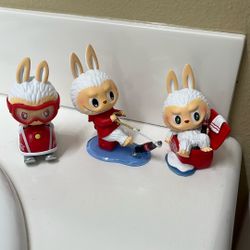 Popmart Coca Cola Limited Edition Figures Rare Set Of 3 Sold Together Labubu