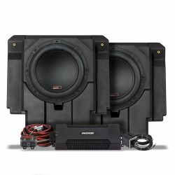 2024-2026 Can-Am Maverick R 4-Seater Rear-Seat Plug-&-Play Dual-Subwoofer Add-On Kit NEW! (we Finance)