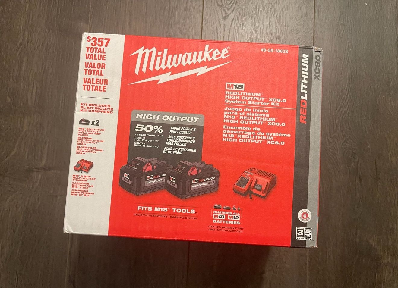 MILWAUKEE M18 HIGH OUTPUT STARTER KIT 6.0
