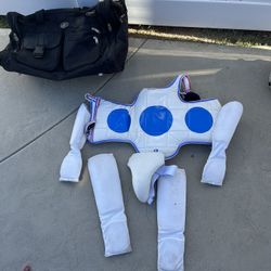 Martial Arts.. Sparring. Chest, Arm Legs Padding