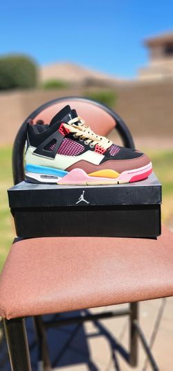 J balvin x jordan 4 multi color sz12