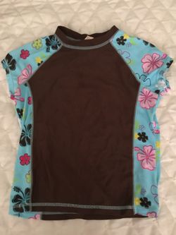Girl swimming shirt size 7/8