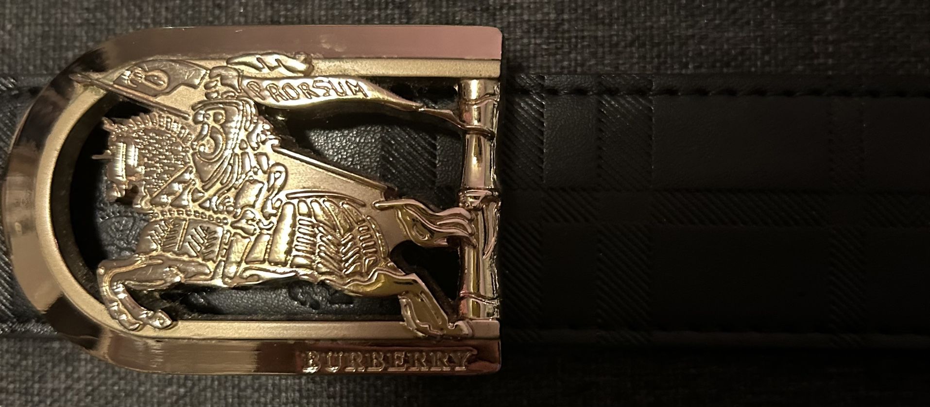 Men’s Gently Used Burberry Belt