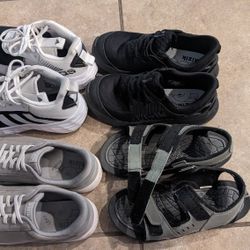 Four (4) Pairs of Little Boy Shoes, Sizes 2-3